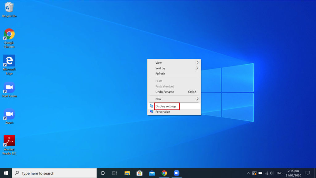 How to Set Extended Mode Screen in Windows 10