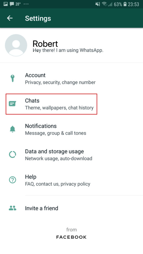 How to Backup WhatsApp Mobile App - Chats