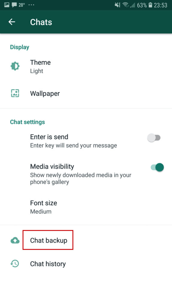How to Backup WhatsApp Mobile App - Chat Backup
