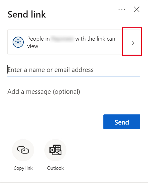 How to Share Files/Folders in OneDrive and Set Expiration Date - Select Type of Share