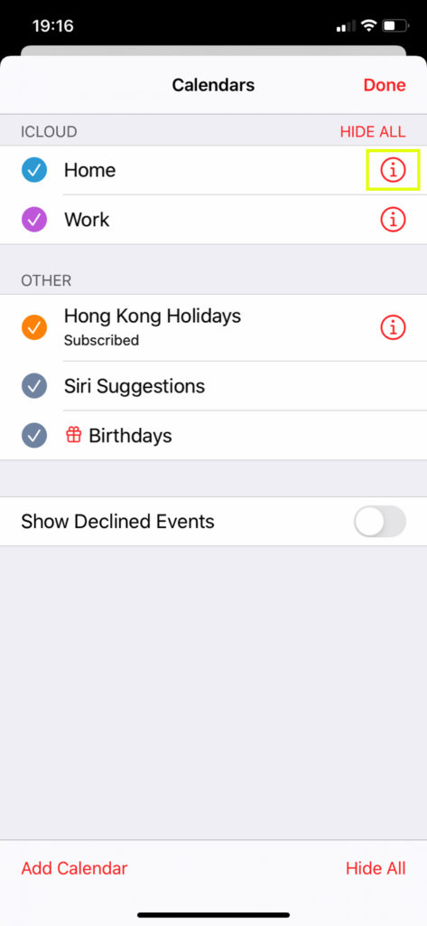 How to Set iPhone Calendar Sharing - Click Information