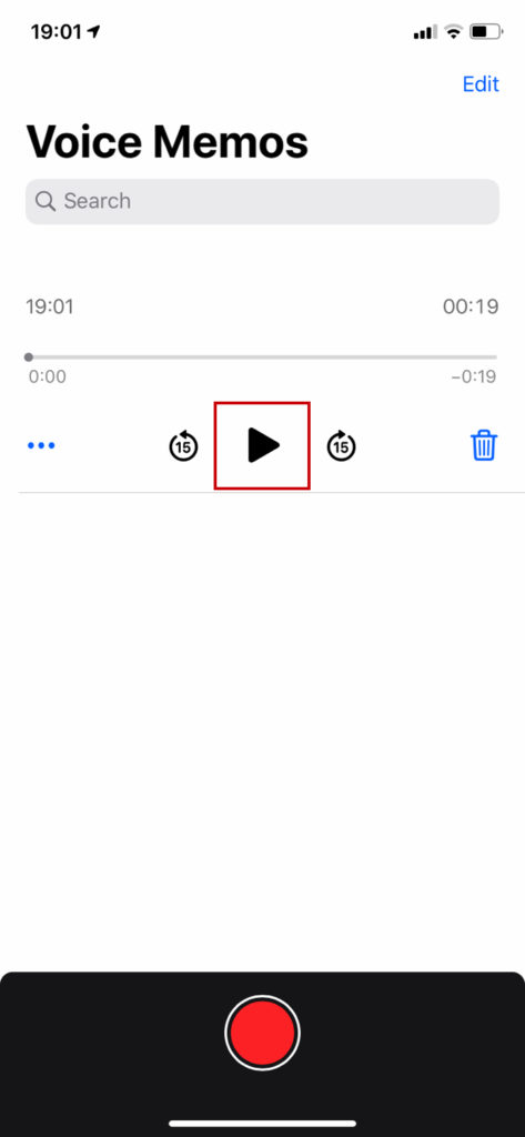 How to Use Voice Memos on iPhone - Play the Recording