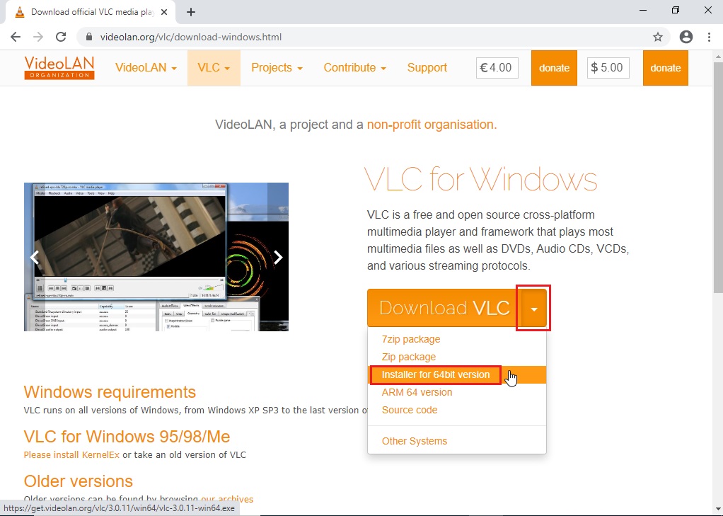 Download official VLC media player for Windows - VideoLAN